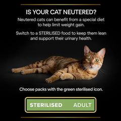 PRO PLAN STERILISED ADULT WET CAT FOOD WITH CHICKEN GRILLED IN GRAVY, 85G
