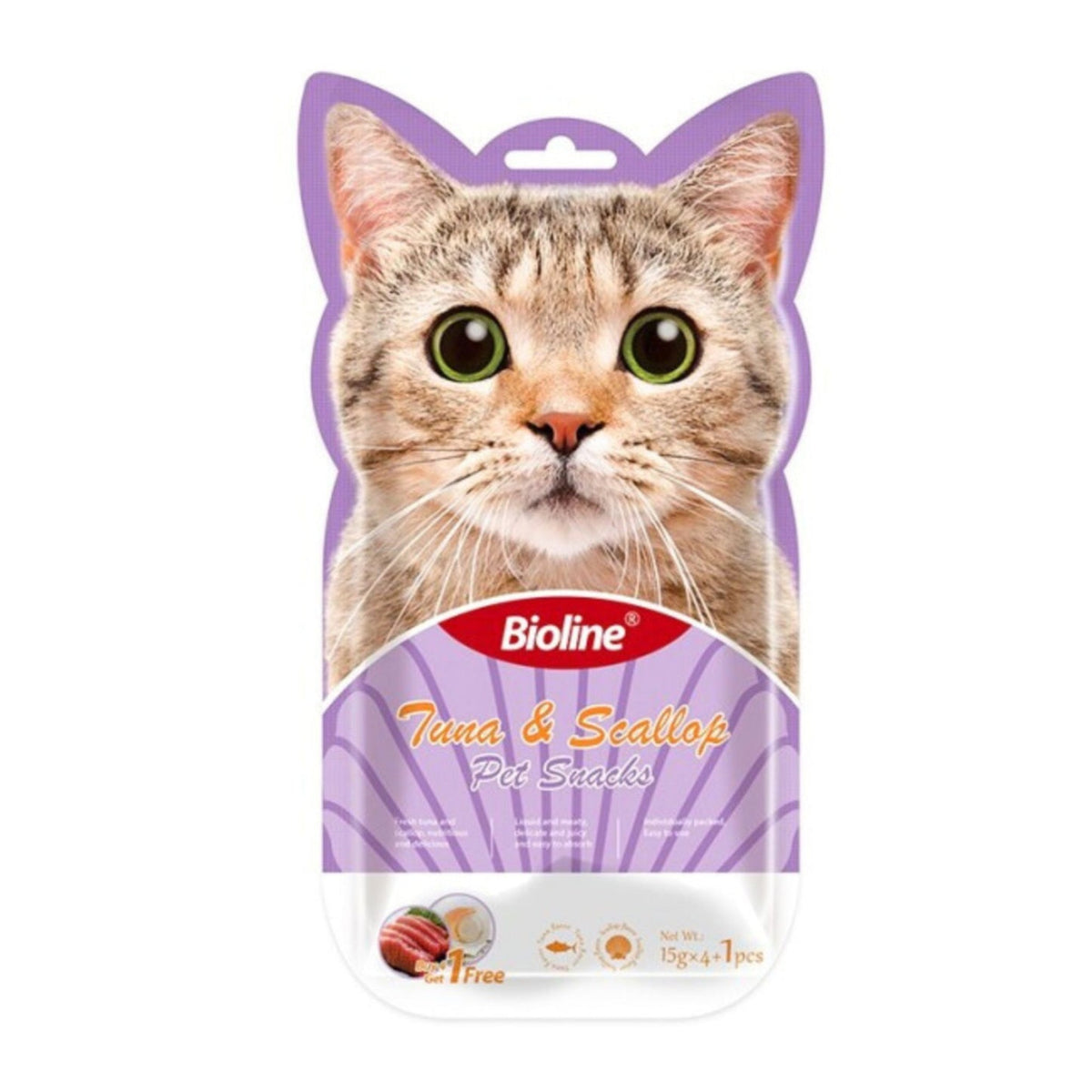 Bioline Cat Treats - Tuna & Scallop