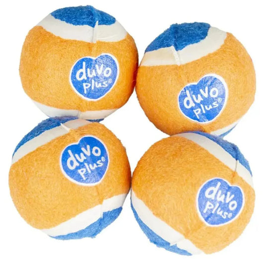Duvo+ Tennisball Dog & Cat Orange/Blue S