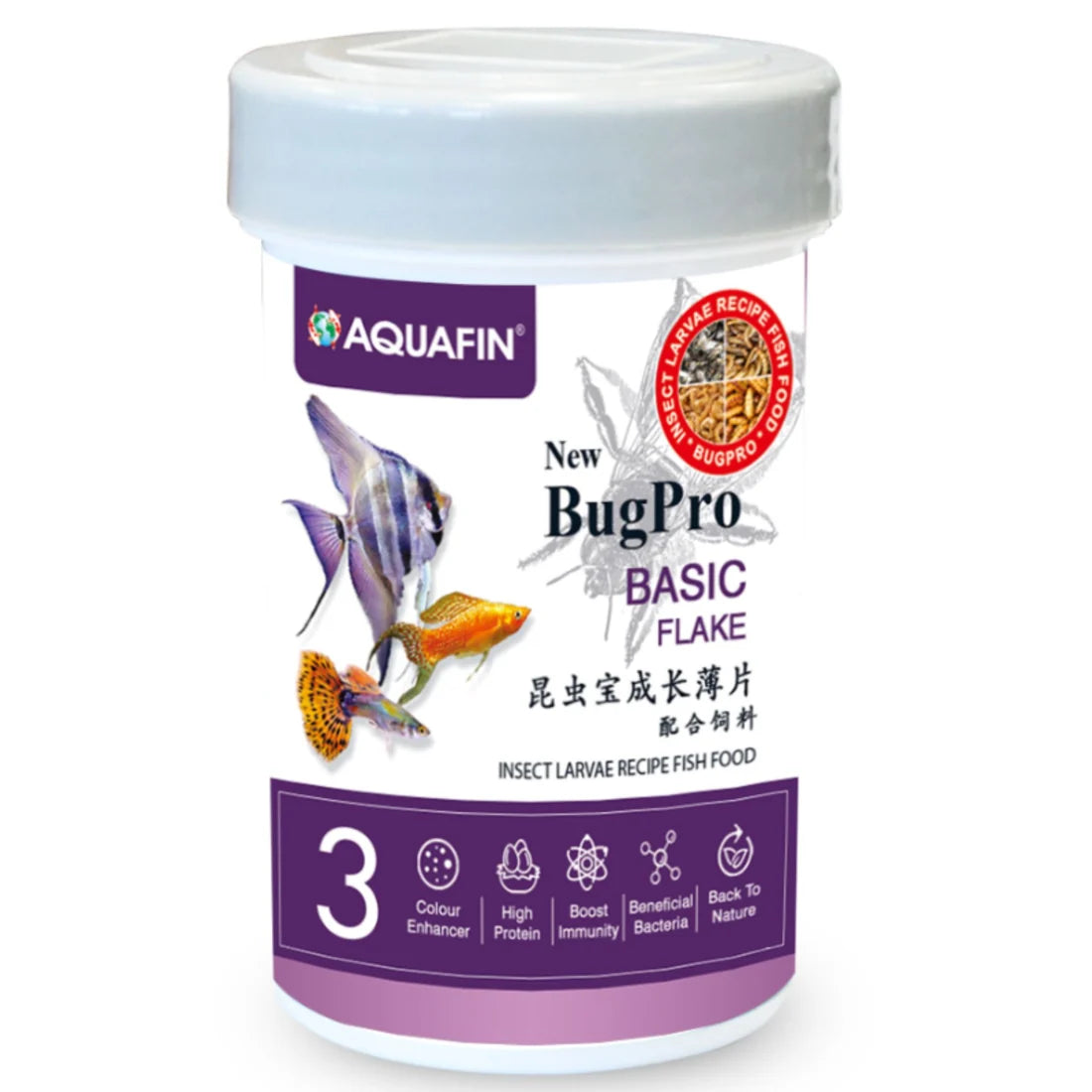 KW Zone Aquafin BugPro Basic Flake 250ml