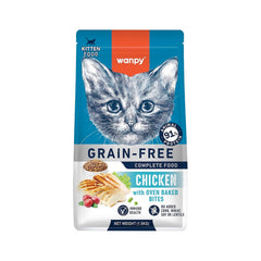 Wanpy Grain Free Food for Kitten – Chicken 1.5 kg