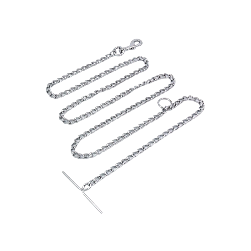 SAAS CHROMED IRON DOG LEASH 5.00MM