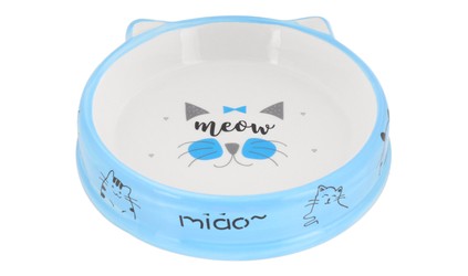Saas Pet Ceramic Food Bowl- Blue  0013BU