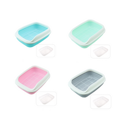 Cats Semi-Closed Cat Litter Box With Filter Net 49*36*17  SA3375