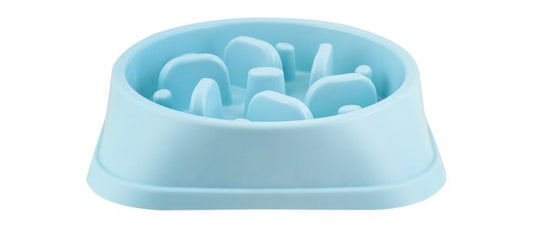 PETS CLUB ANTI CHOKE BOWL, X LARGE, 255 ML, 25*25*6 CM : BLUE