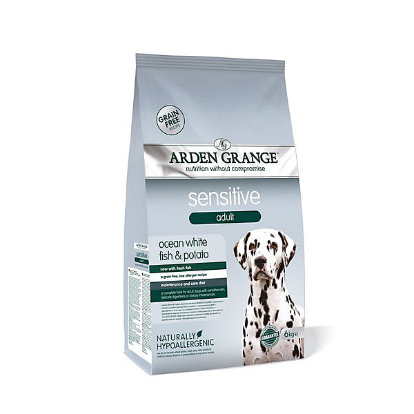 Arden Grange Sensitive Adult Dry Dog Food 6kg