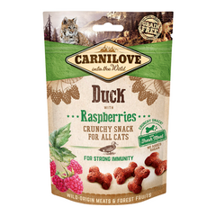 Carnilove Duck with Raspberries Crunchy Snack for Cats 50g