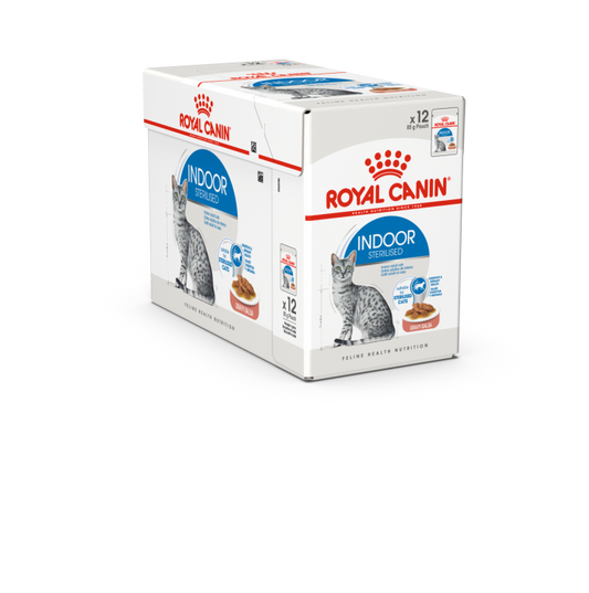 Feline Health Nutrition Indoor Gravy (Wet Food - Pouches) 12 x 85 g