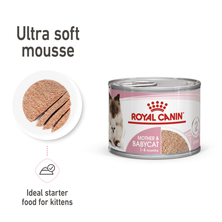 RC MOTHER & BABY CAT MOUSSE (WET FOOD - CANS)