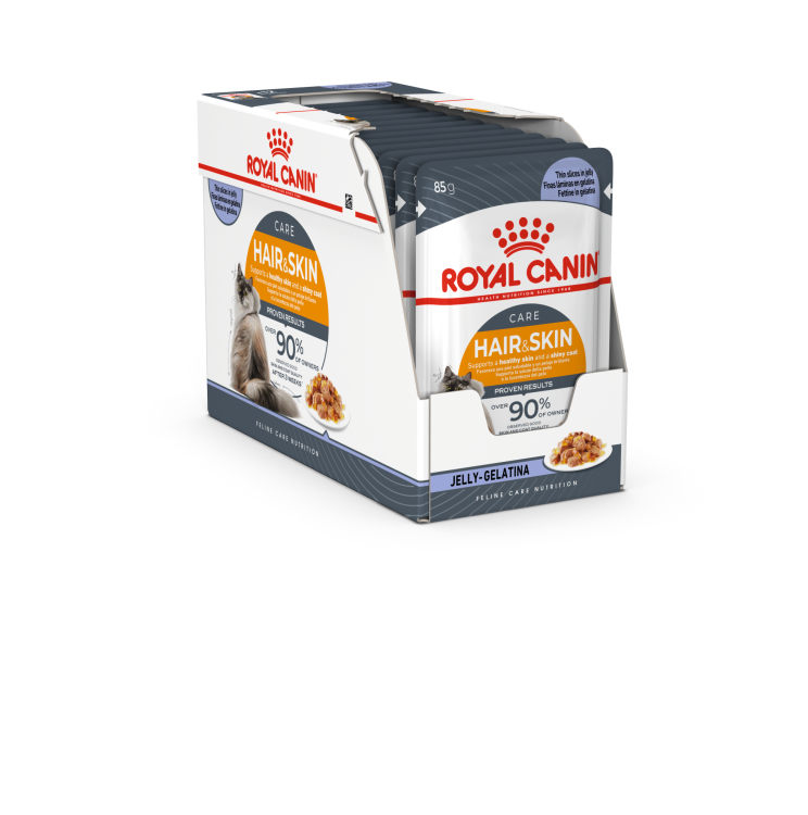 RC Hair & Skin Jelly (Wet Food - Pouches) 12 x 85 g