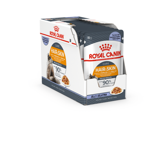 RC Hair & Skin Jelly (Wet Food - Pouches) 12 x 85 g
