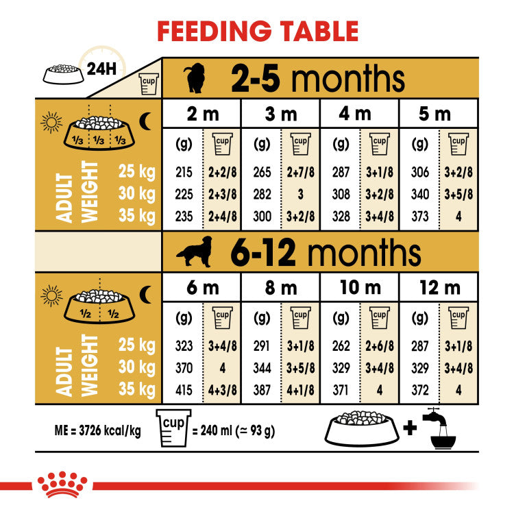 Golden Retriever Puppy dry food 12 kg