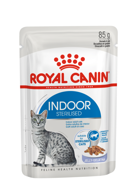Feline Health Nutrition Indoor Jelly (Wet Food - Pouches) 12 x 85 g
