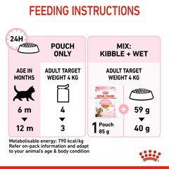 Feline Health Nutrition Kitten Sterilised Gravy (Wet Food - Pouches) 12 x 85 g