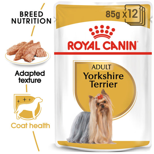 RC Yorkshire Adult (Wet Food - Pouches) 12 x 85 g
