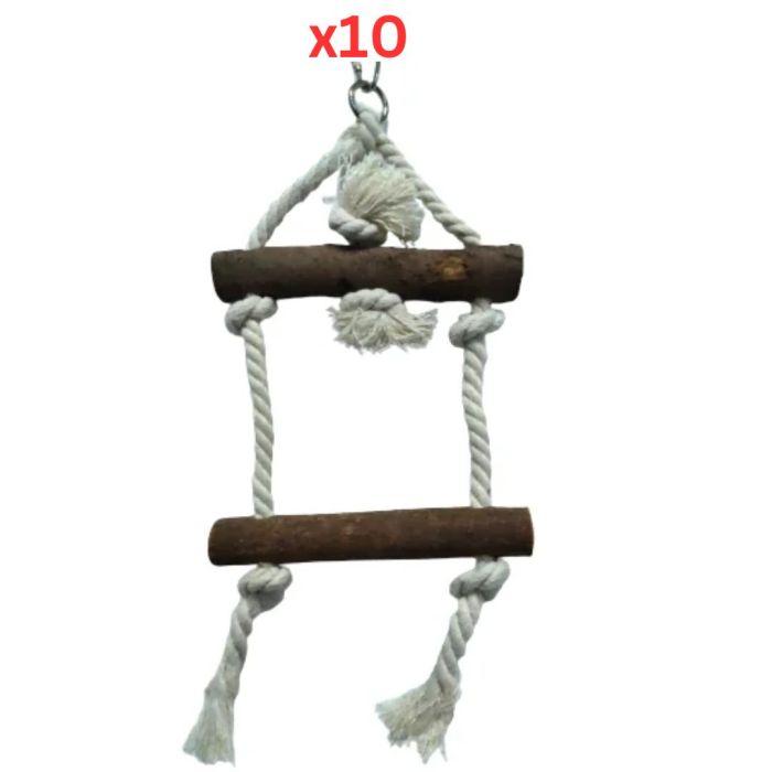 Pets Club Natural Wooden Bird Toy H-23 Cm, W-15 Cm
