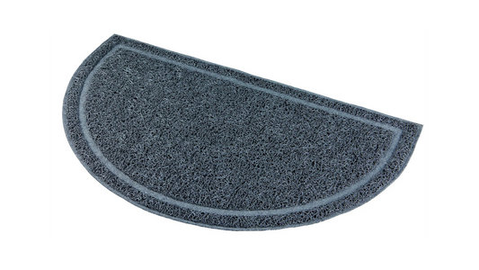 Trixie Halfmoon PVC Litter Tray Mat for Cats Black / 59x35cm