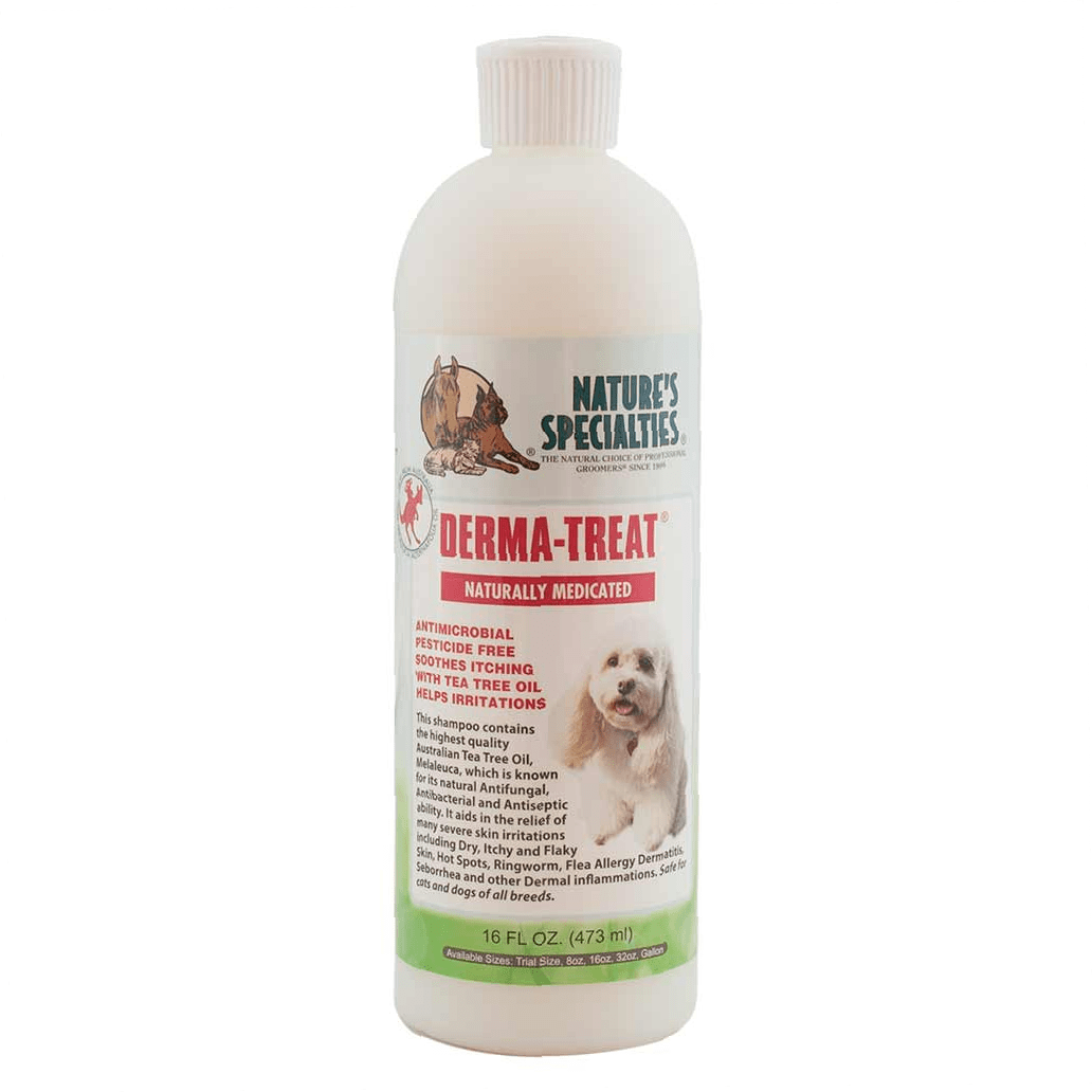 Natures Specialties Derma Treat Shampoo For Dogs And Cats - 473ml / 16oz