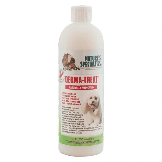 Natures Specialties Derma Treat Shampoo For Dogs And Cats - 473ml / 16oz
