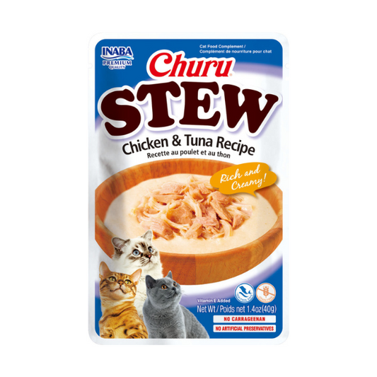 CHURU STEW CHICKEN & TUNA RECIPE 40G