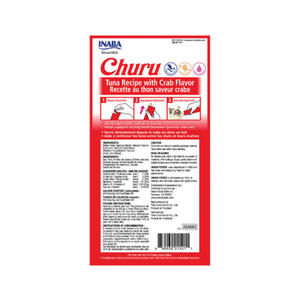 Churu Tuna Recipe With Crab Flavor 4P