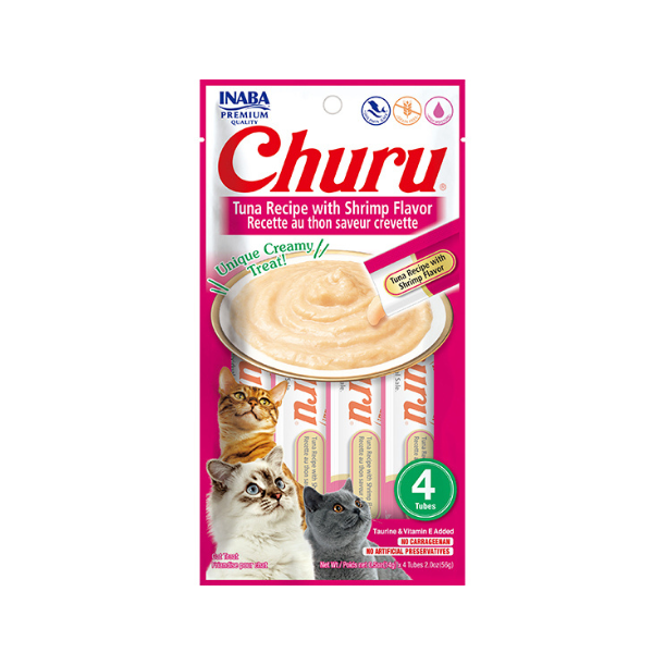 Churu Tuna Recipe With Shrimp Flavor 4PCS/PK