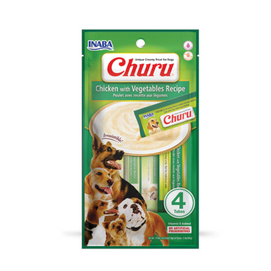 Dog Churu Chicken with vegetable recipe 4PCS/PK