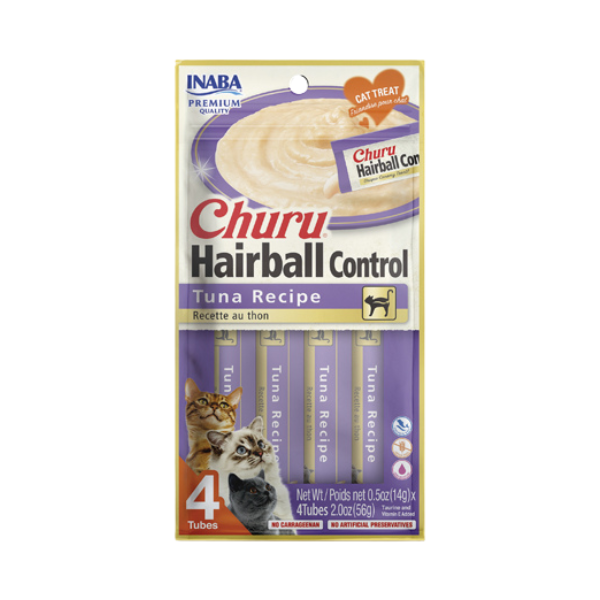 Churu Hairball Control- Tuna Recipe 4P