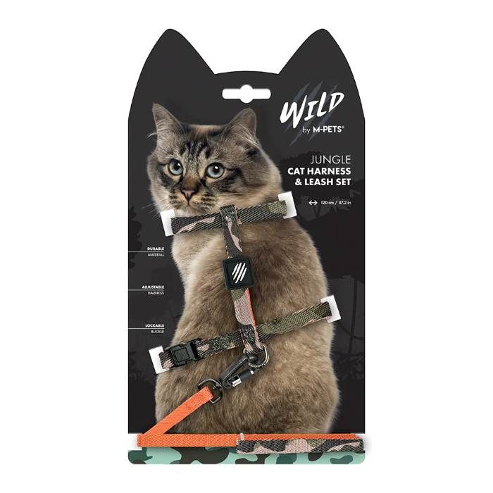 M-Pets Wild Jungle Cat Set Harness & Leash