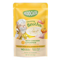 MOOCHIE KITTEN CREAMY BROTH WITH CHICKEN & PUMPKIN 40g Pouch