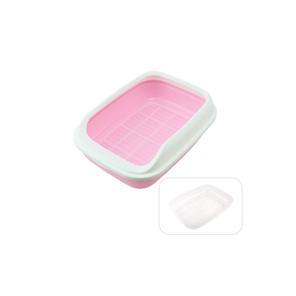 Cats Semi-Closed Cat Litter Box With Filter Net 49*36*17  SA3375