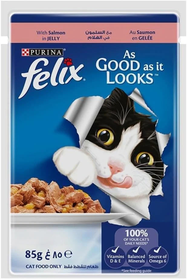 Felix As Good As It Looks SALMON Jelly 85g