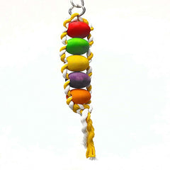 PETS CLUB NATURAL WOODEN BIRD TOY