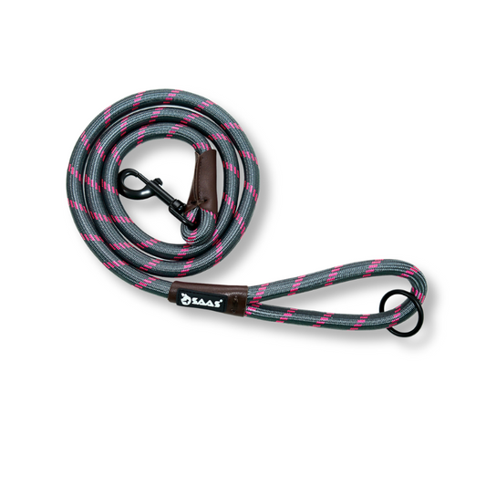 saas pet reflective round leashes 1.2*150 cm pink SA3138