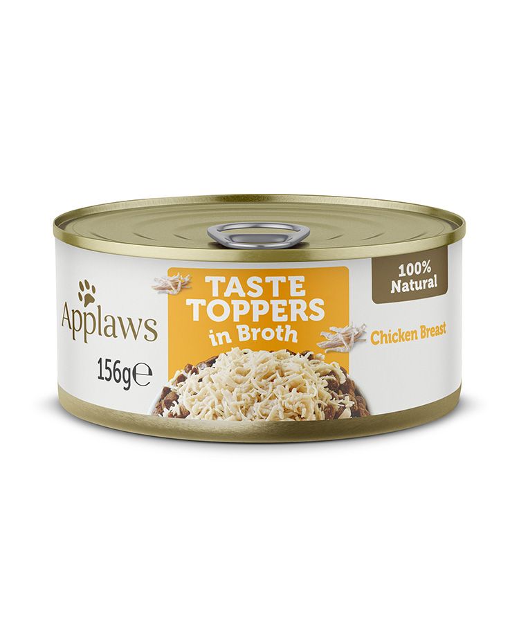 Applaws Taste Topper in Broth Chicken Dog Tin 156g