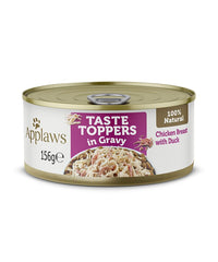 Applaws Taste Topper in Gravy Chicken Duck Dog Tin 156g