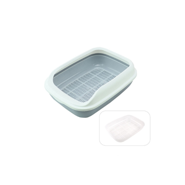 Cats Semi-Closed Cat Litter Box With Filter Net 49*36*17  SA3375