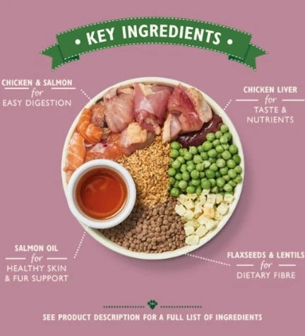 Lily's Kitchen Puppy Recipe with Chicken, Salmon & Peas Dry Food 7kg