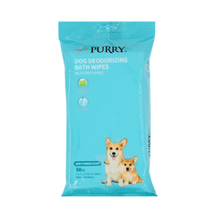 Purry Dog Wipes Baby powder Scent 50p